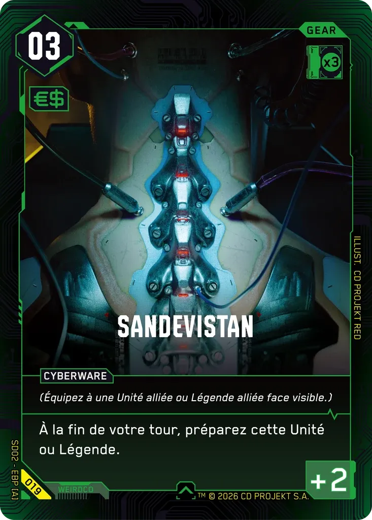 Sandevistan — Embracing Power — Retail Starter Deck — FR — Cyberpunk