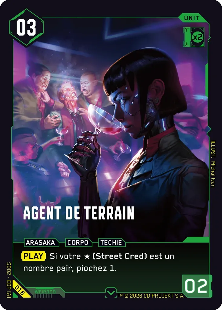 Field Operator — Embracing Power — Retail Starter Deck — FR — Cyberpunk