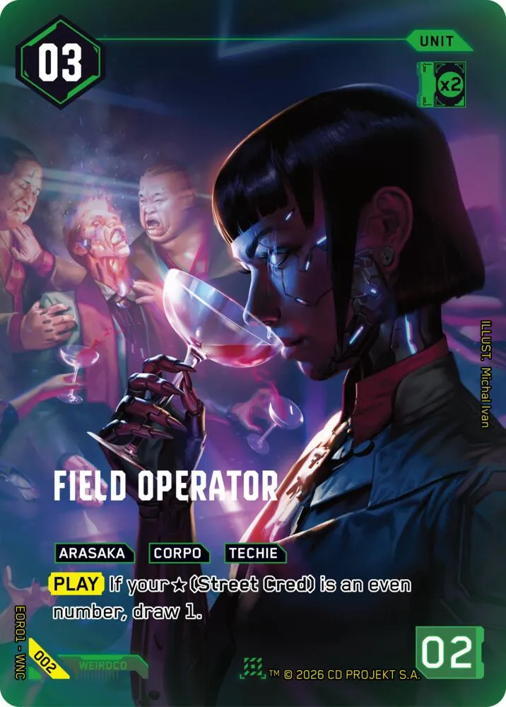 Field Operator — Edgerunner Open Season 1 — Cyberpunk TCG