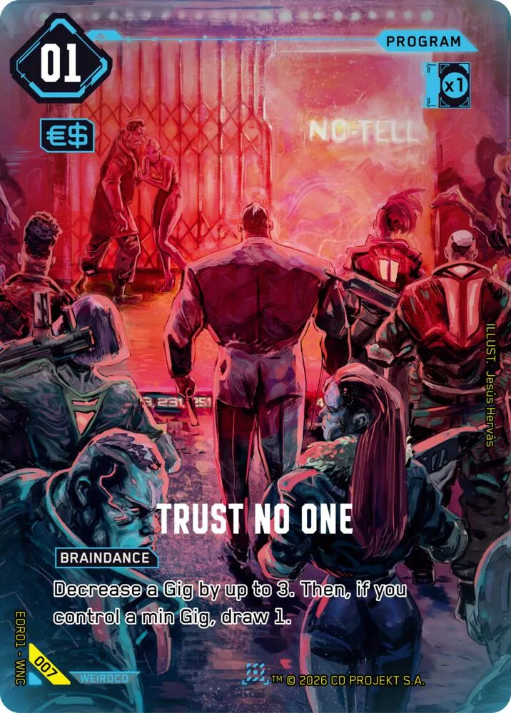 Trust No One — Edgerunner Open Season 1 — Cyberpunk TCG