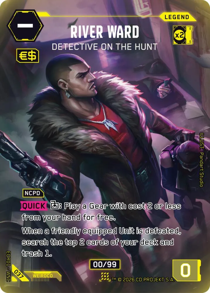 River Ward - Detective on the Hunt — Edgerunner Open Season 1 — Cyberpunk TCG