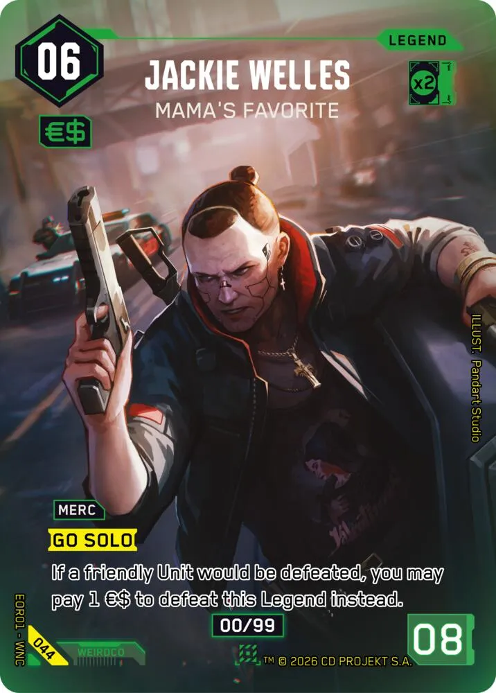 Jackie Welles - Mama's Favorite — Edgerunner Open Season 1 — Cyberpunk TCG