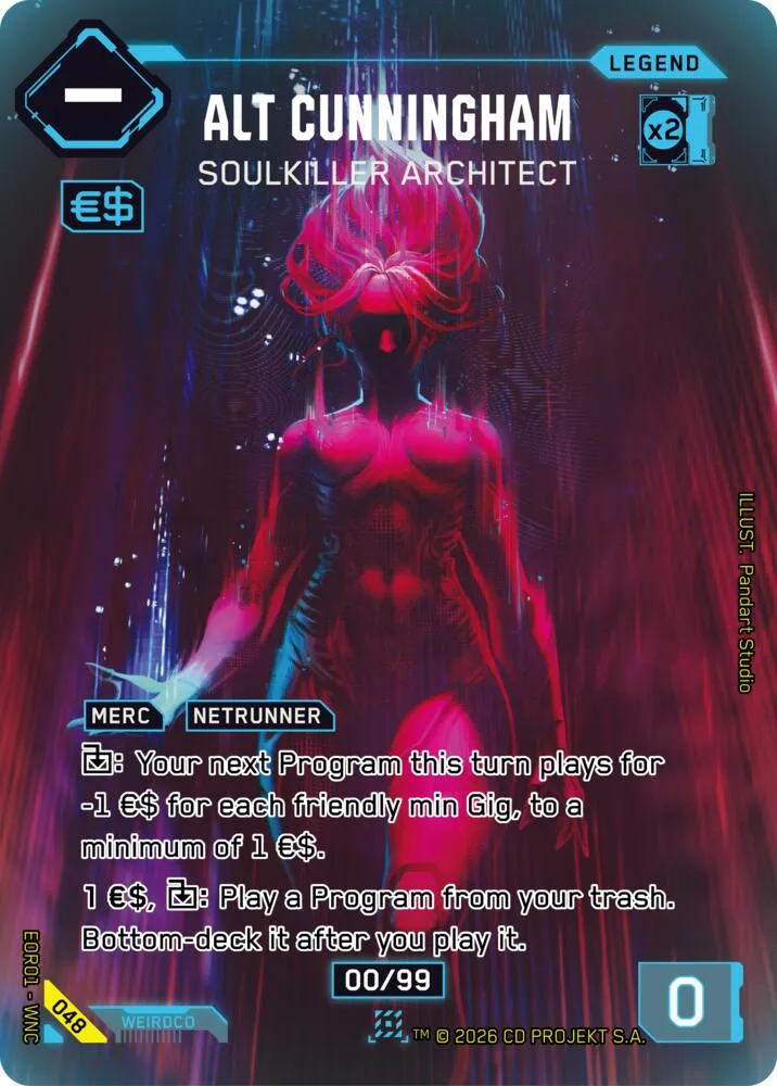 Alt Cunningham - Soulkiller Architect — Edgerunner Open Season 1 — Cyberpunk TCG