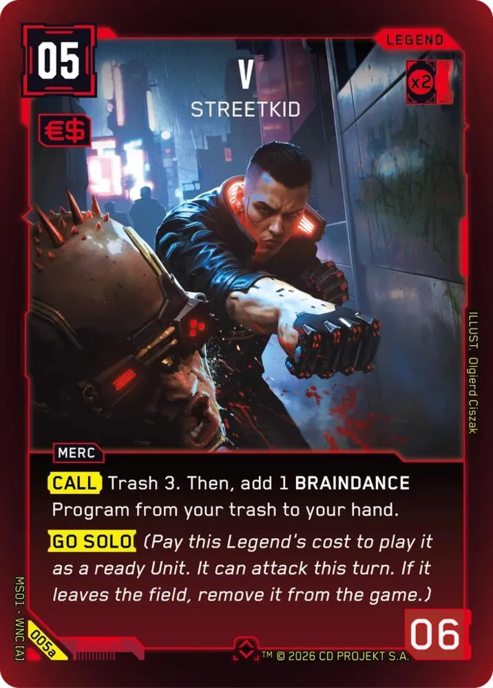 V - Streetkid — Welcome to Night City - Retail — Cyberpunk