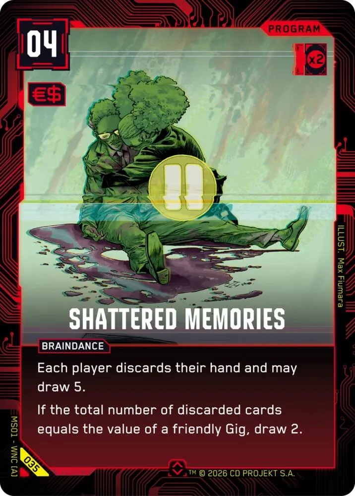 Shattered Memories — Welcome to Night City - Retail — Cyberpunk