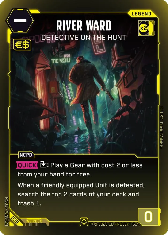 River Ward - Detective on the Hunt — Welcome to Night City - Retail — Cyberpunk