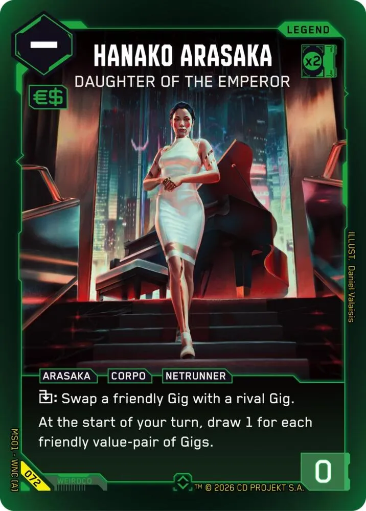 Hanako Arasaka - Daughter of the Emperor — Welcome to Night City - Retail — Cyberpunk