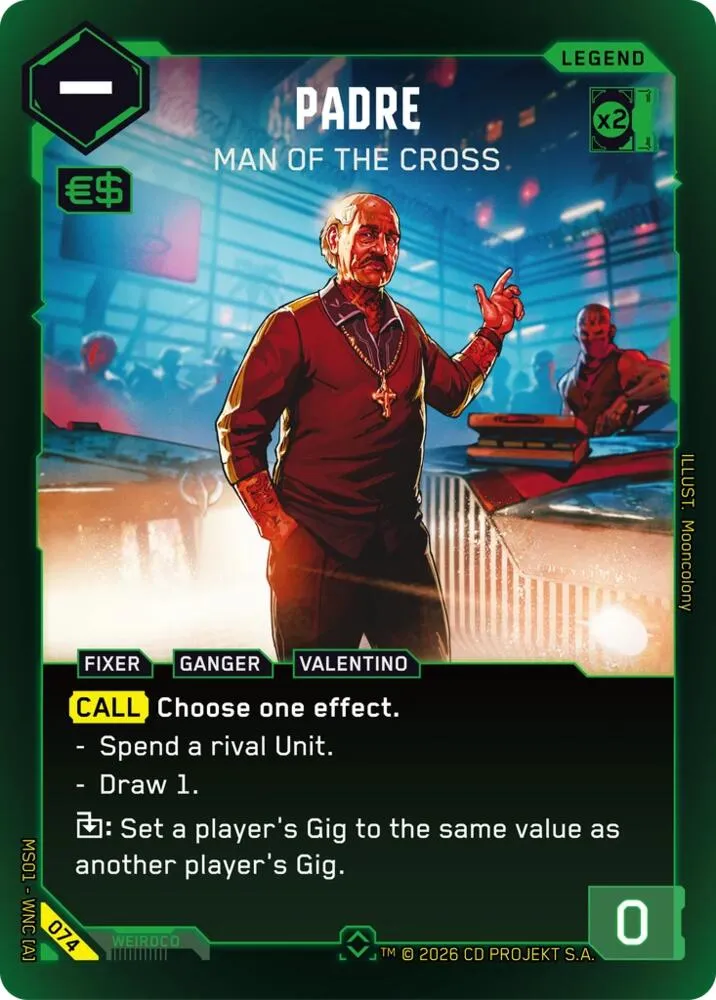 Padre - Man of the Cross — Welcome to Night City - Retail — Cyberpunk