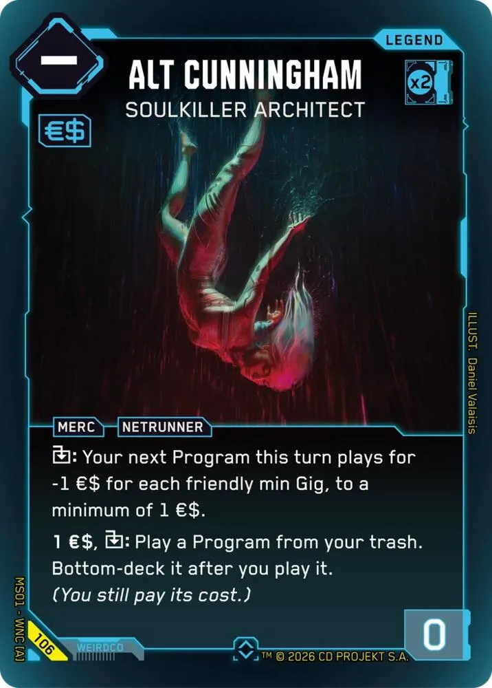 Alt Cunningham - Soulkiller Architect — Welcome to Night City - Retail — Cyberpunk