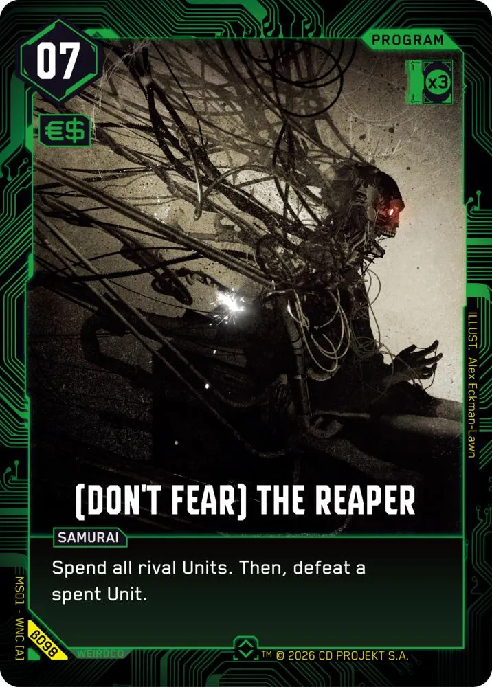 (Don't Fear) The Reaper — Welcome to Night City - Beta — Cyberpunk TCG