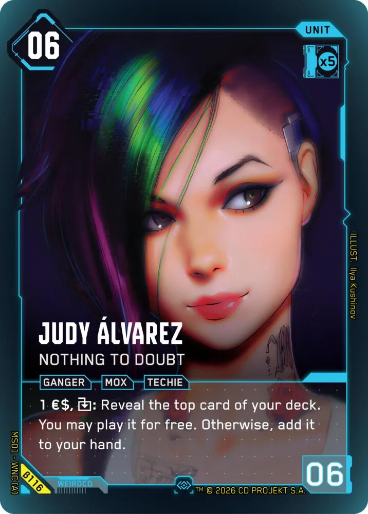 Judy Alvarez - Nothing to Doubt — Welcome to Night City - Beta — Cyberpunk