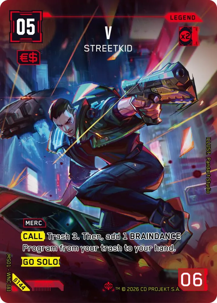 V - Streetkid — Welcome to Night City - Beta — Cyberpunk TCG