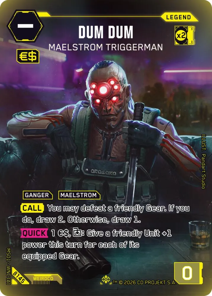 Dum Dum - Maelstrom Triggerman — Welcome to Night City - Beta — Cyberpunk