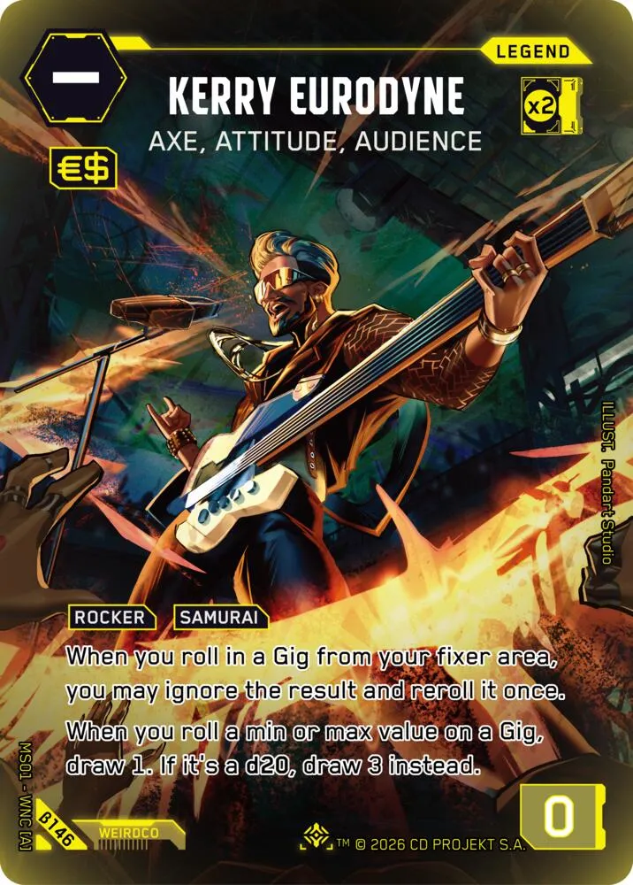 Kerry Eurodyne - Axe, Attitude, Audience — Welcome to Night City - Beta — Cyberpunk