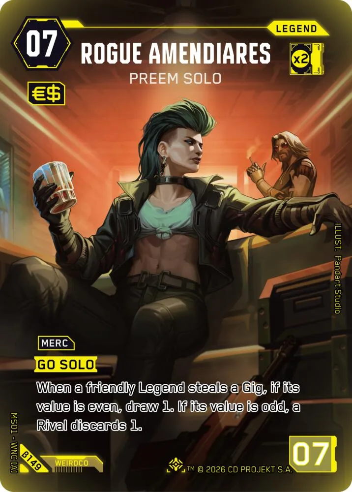 Rogue Amendiares - Preem Solo — Welcome to Night City - Beta — Cyberpunk