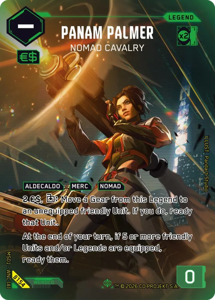 Panam Palmer - Nomad Cavalry — Welcome to Night City - Beta — Cyberpunk TCG