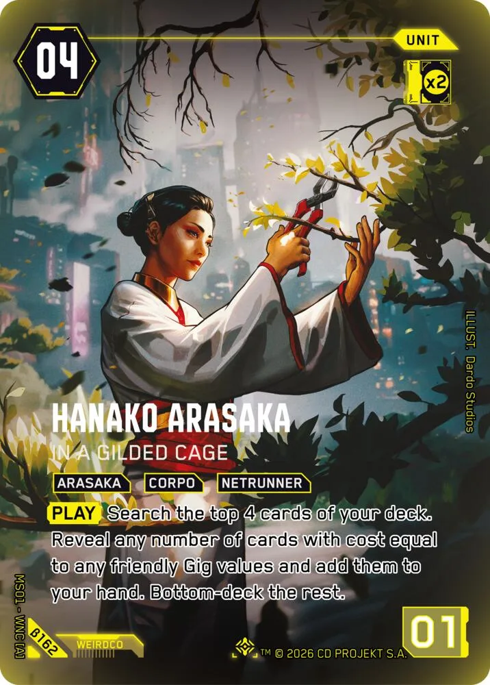 Hanako Arasaka - In a Gilded Cage — Welcome to Night City - Beta — Cyberpunk