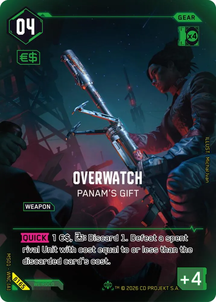 Overwatch - Panam's Gift — Welcome to Night City - Beta — Cyberpunk