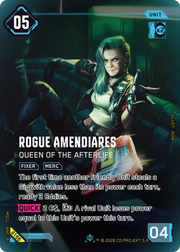 Rogue Amendiares - Queen of the Afterlife — Welcome to Night City - Beta — Cyberpunk
