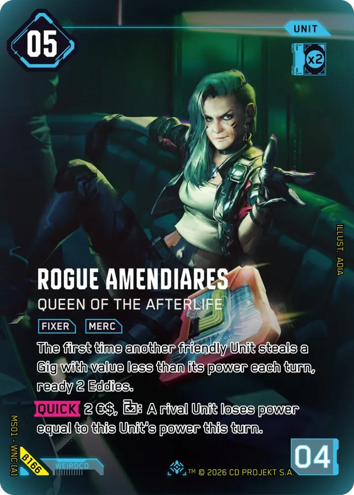 Rogue Amendiares - Queen of the Afterlife — Welcome to Night City - Beta — Cyberpunk