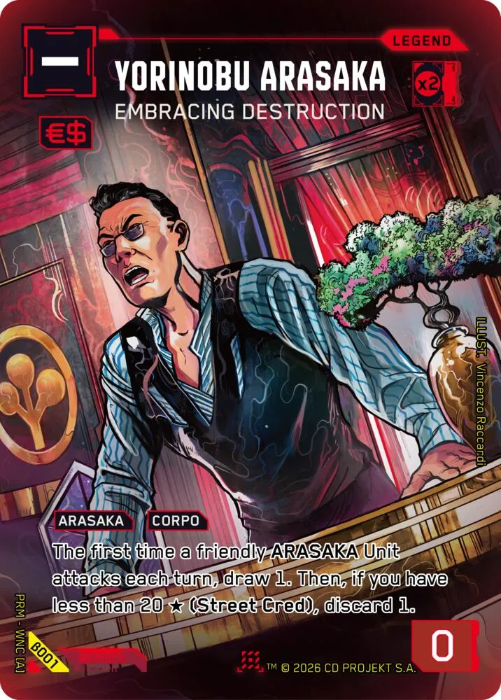 Yorinobu Arasaka - Embracing Destruction — Box Toppers - Beta — Cyberpunk