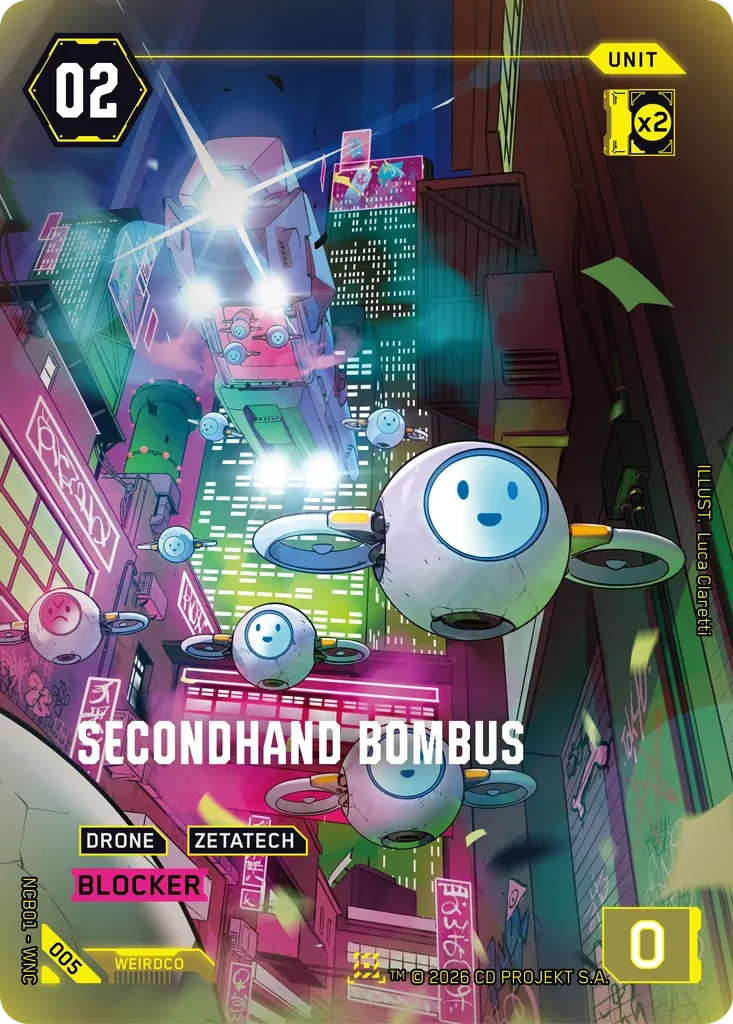 Secondhand Bombus — Night City Brawl Season 1 — Cyberpunk TCG