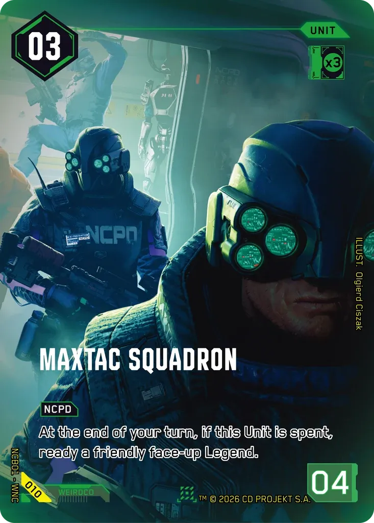 MaxTac Squadron — Night City Brawl Season 1 — Cyberpunk