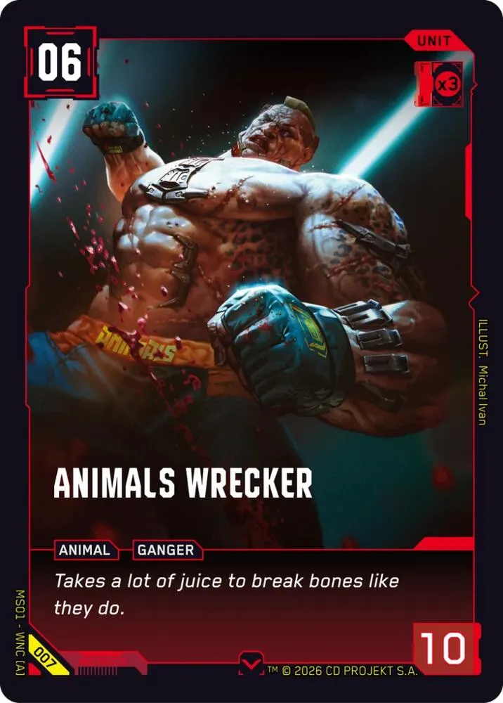 Animals Wrecker — Welcome to Night City - Retail — Cyberpunk