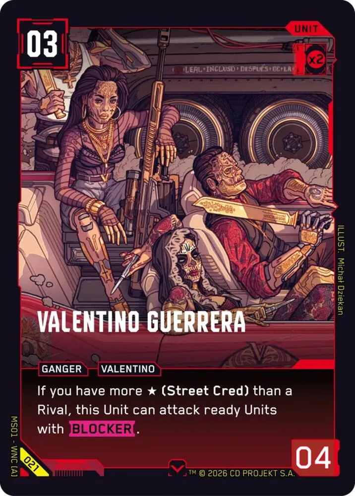 Valentino Guerrera — Welcome to Night City - Retail — Cyberpunk