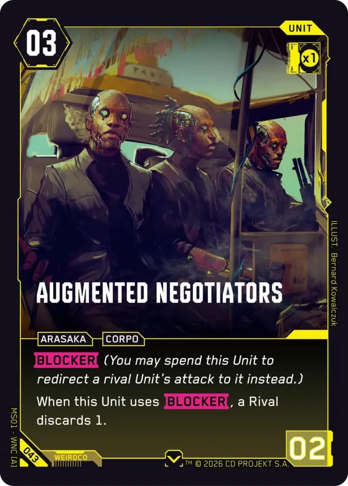 Augmented Negotiators — Welcome to Night City - Retail — Cyberpunk