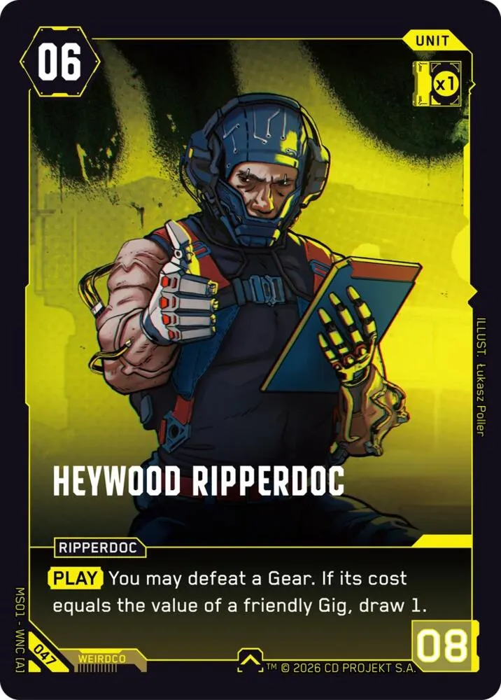 Heywood Ripperdoc — Welcome to Night City - Retail — Cyberpunk
