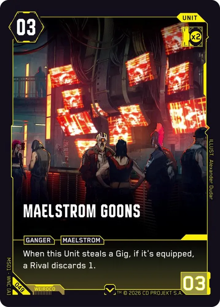 Maelstrom Goons — Welcome to Night City - Retail — Cyberpunk