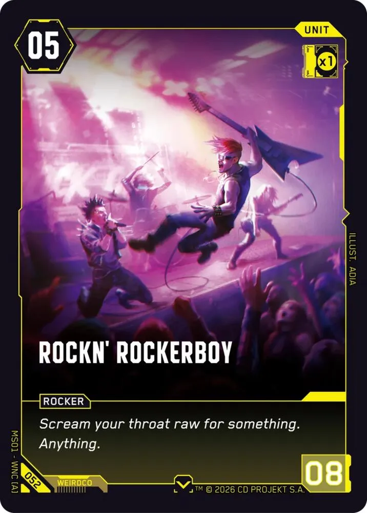 Rockn' Rockerboy — Welcome to Night City - Retail — Cyberpunk