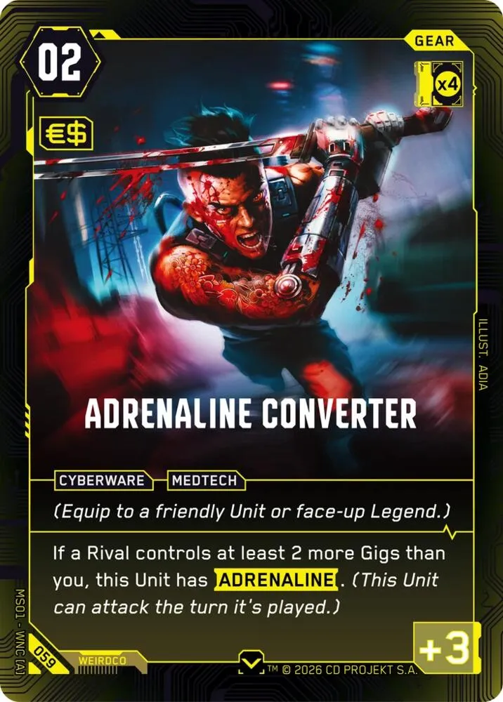 Adrenaline Converter — Welcome to Night City - Retail — Cyberpunk