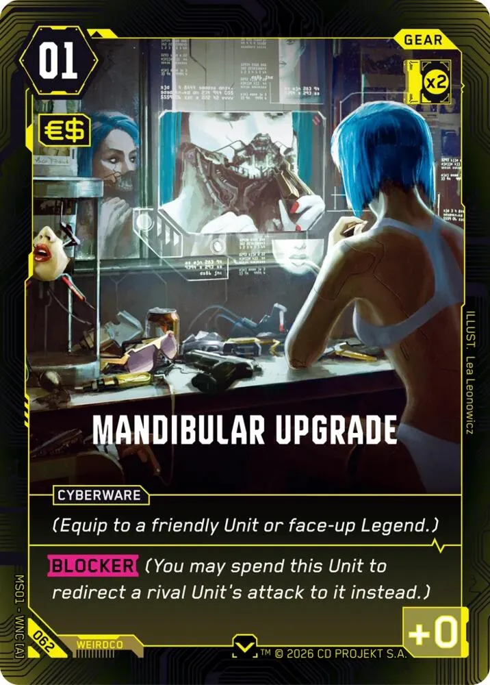 Mandibular Upgrade — Welcome to Night City - Retail — Cyberpunk