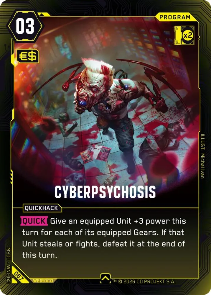 Cyberpsychosis — Welcome to Night City - Retail — Cyberpunk