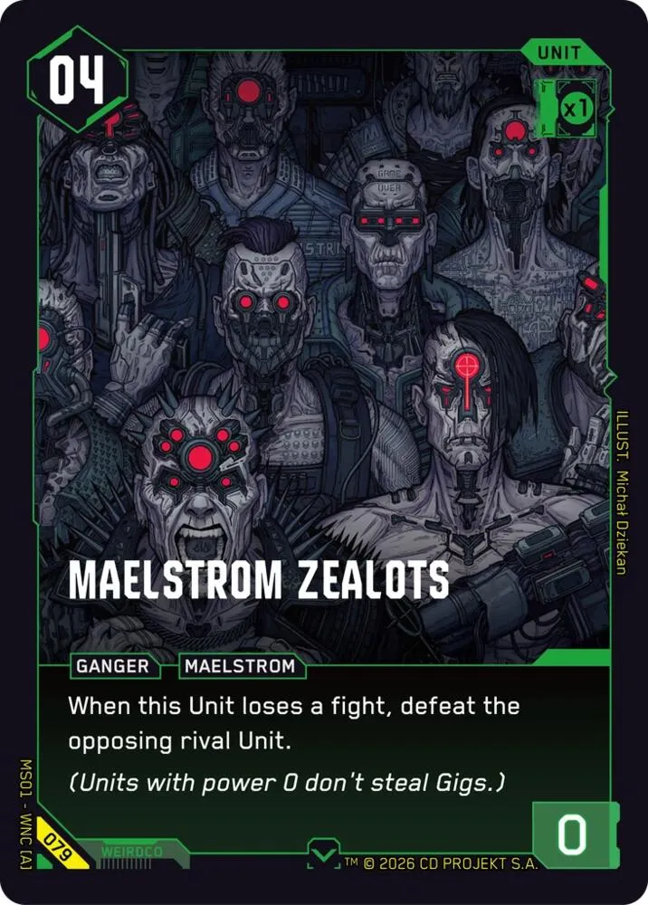 Maelstrom Zealots — Welcome to Night City - Retail — Cyberpunk