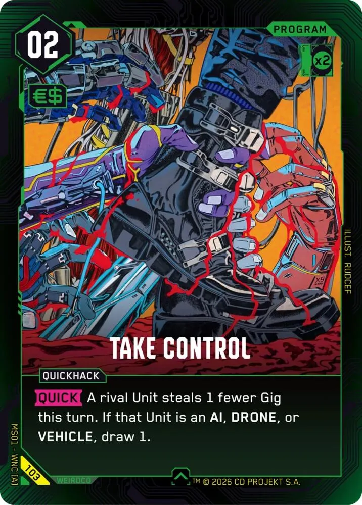 Take Control — Welcome to Night City - Retail — Cyberpunk