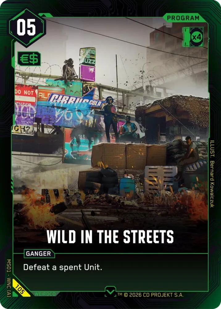 Wild in the Streets — Welcome to Night City - Retail — Cyberpunk