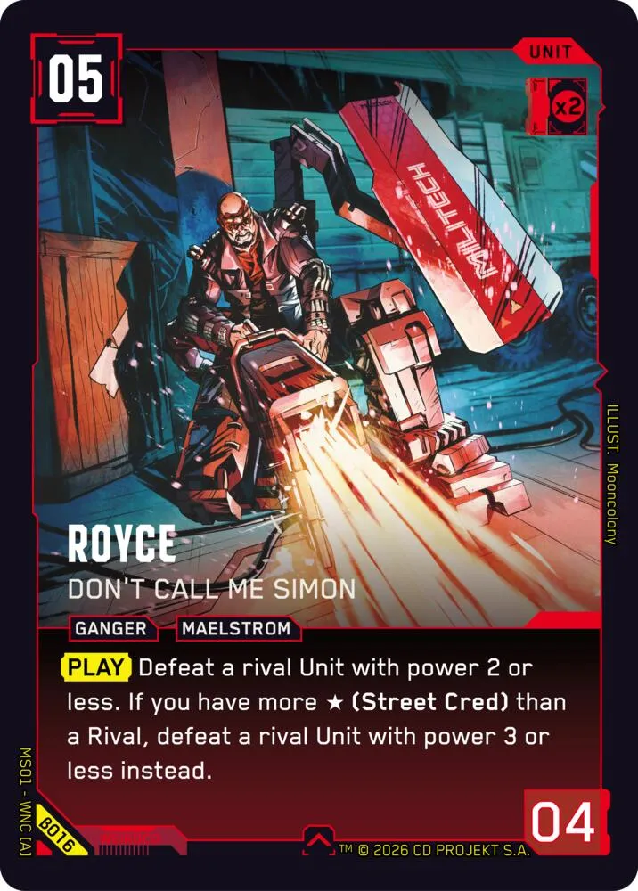 Royce - Don't Call Me Simon — Welcome to Night City - Beta — Cyberpunk