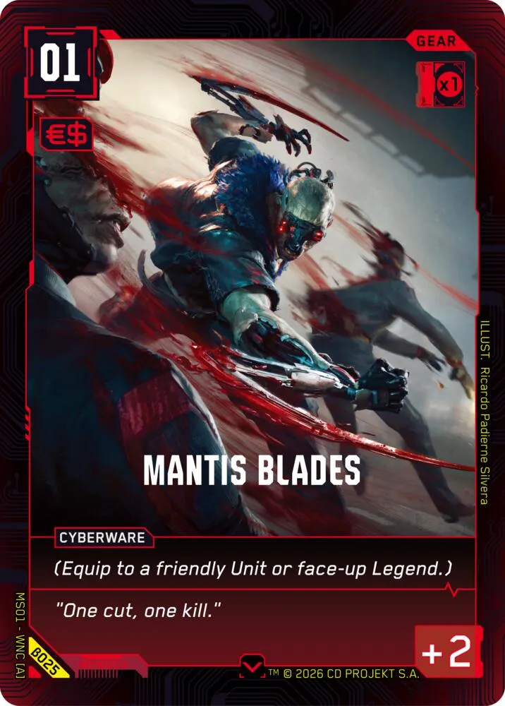 Mantis Blades — Welcome to Night City - Beta — Cyberpunk