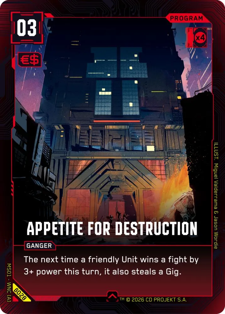Appetite for Destruction — Welcome to Night City - Beta — Cyberpunk