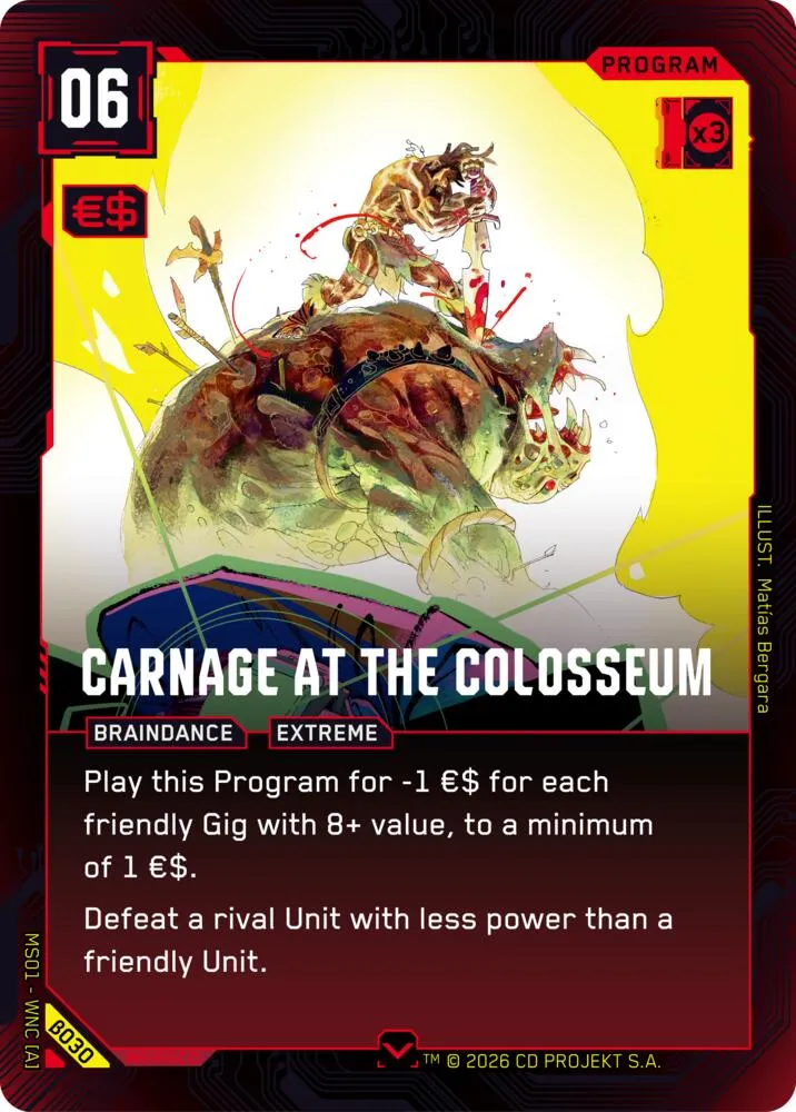 Carnage at the Colosseum — Welcome to Night City - Beta — Cyberpunk