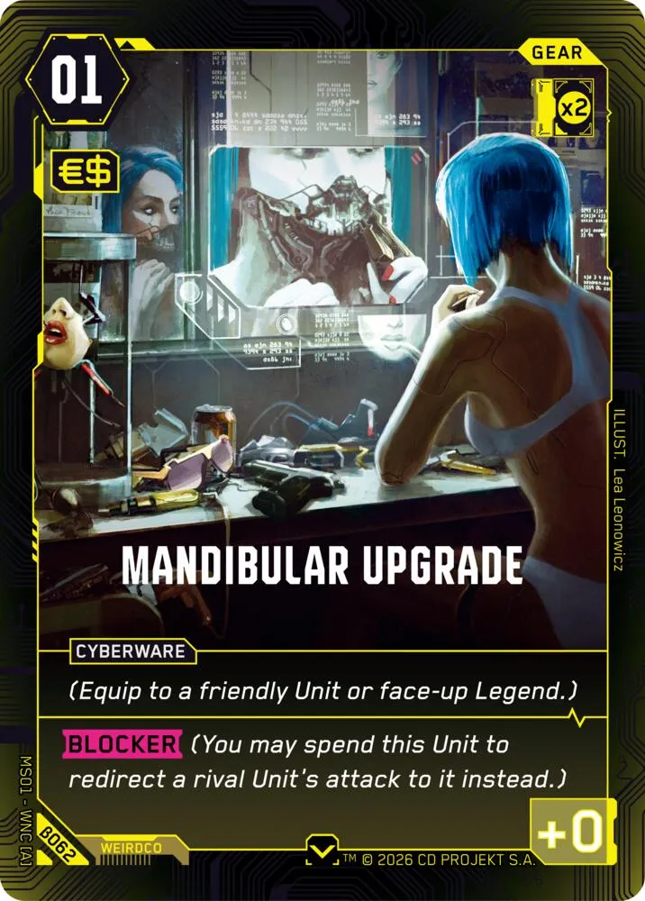 Mandibular Upgrade — Welcome to Night City - Beta — Cyberpunk