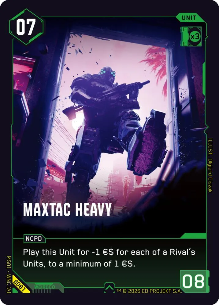 MaxTac Heavy — Welcome to Night City - Beta — Cyberpunk