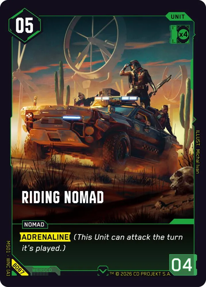 Riding Nomad — Welcome to Night City - Beta — Cyberpunk