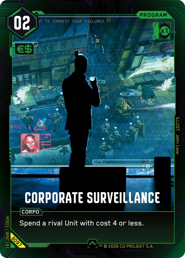 Corporate Surveillance — Welcome to Night City - Beta — Cyberpunk TCG