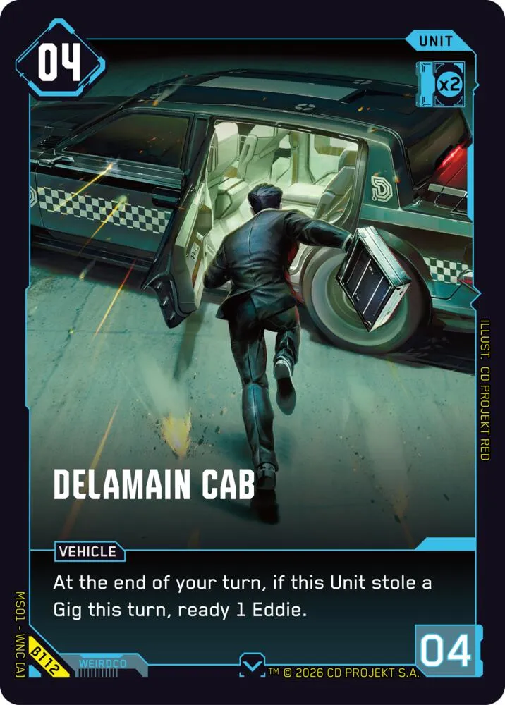 Delamain Cab — Welcome to Night City - Beta — Cyberpunk