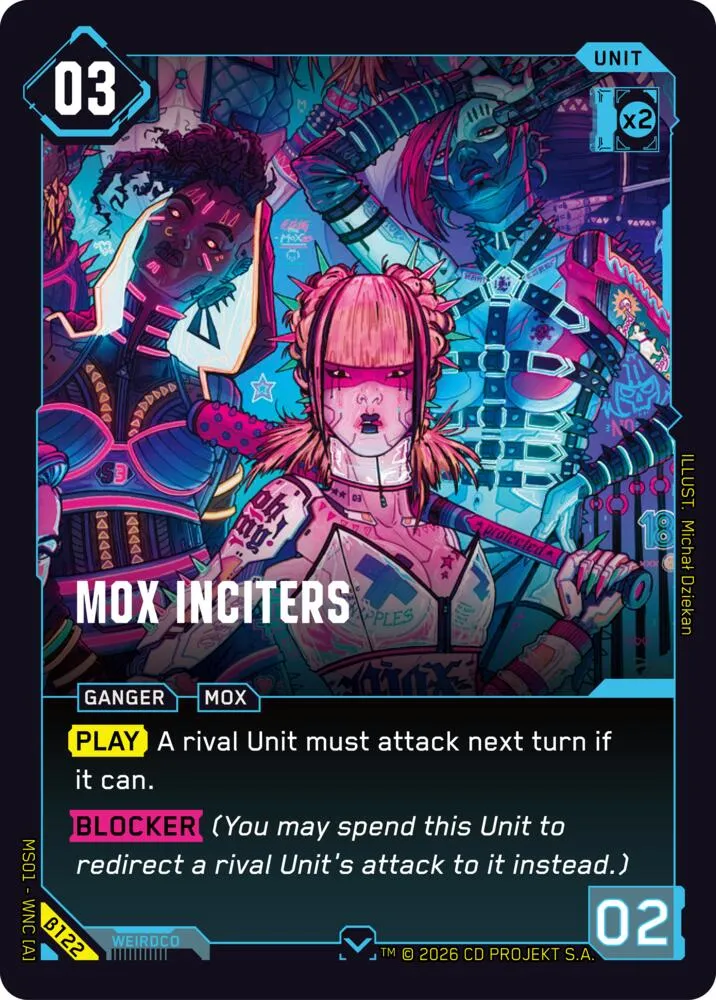Mox Inciters — Welcome to Night City - Beta — Cyberpunk