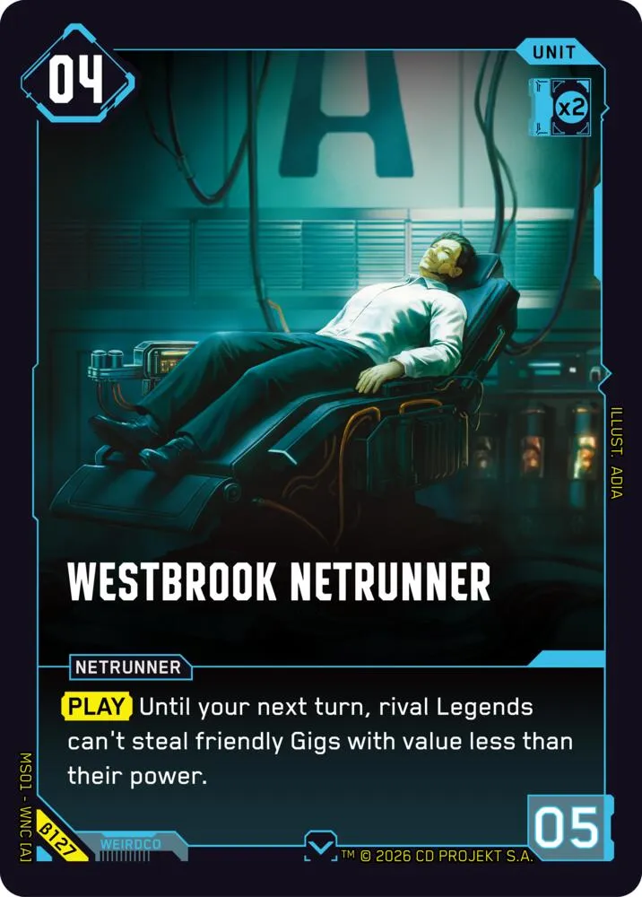 Westbrook Netrunner — Welcome to Night City - Beta — Cyberpunk
